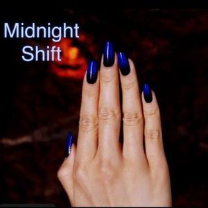Color Street MIDNIGHT SHIFT nail strips